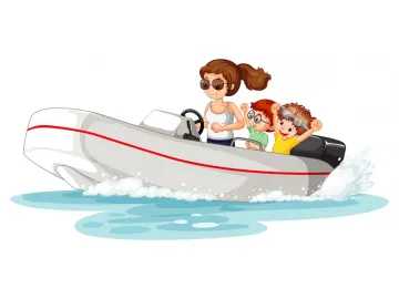 Motor boat ride